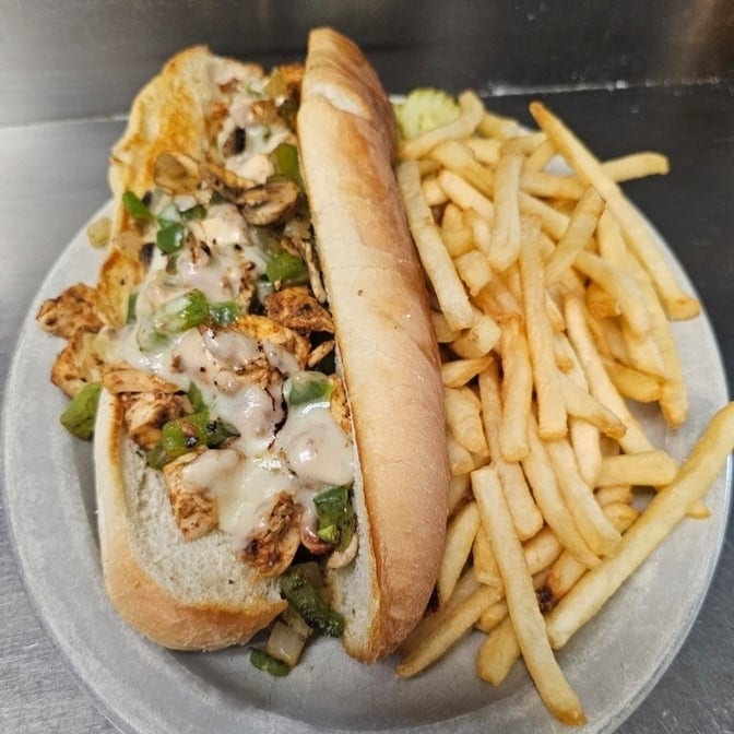 Chicken Philly Sub.