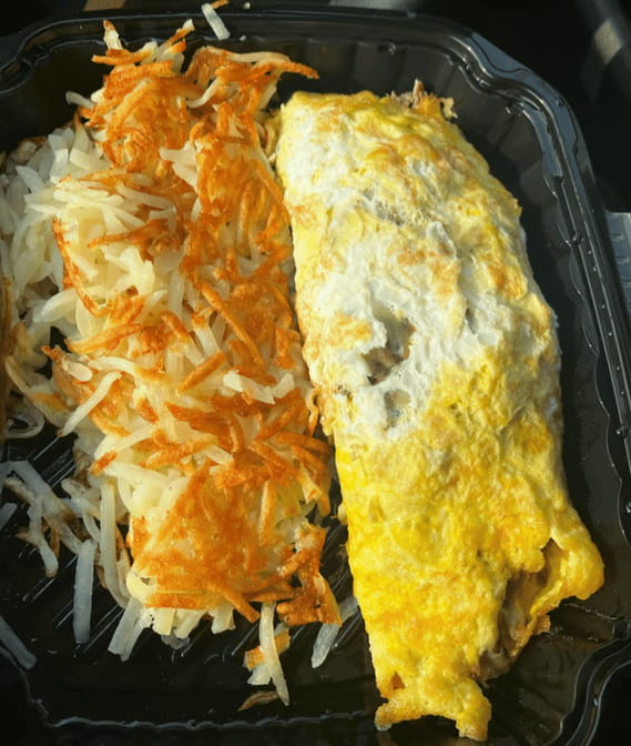 Philly Cheese Steak Omelette.
