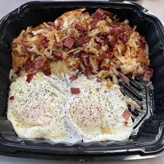 Corned Beef Hash and Eggs
