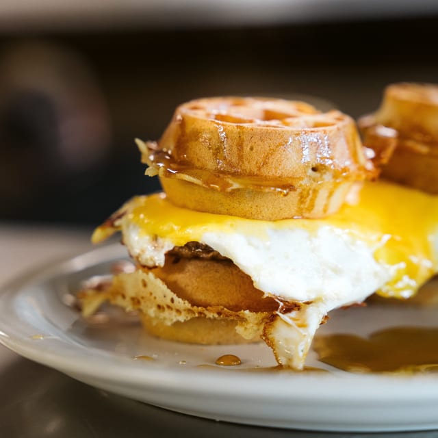 Waffle Sandwich.