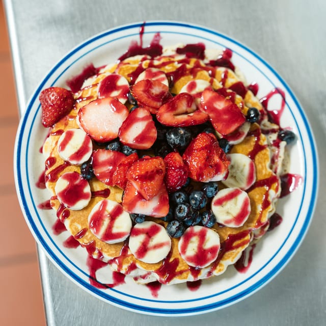 Fruity Infusion Pancakes.