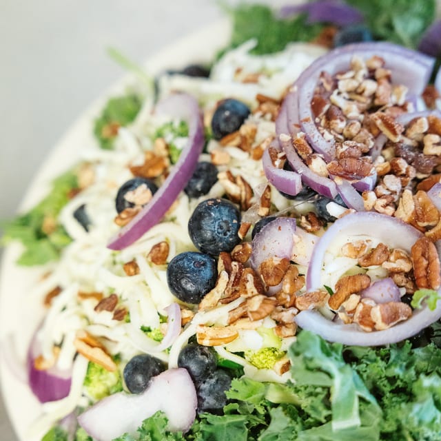 Lena's Power House Kale Salad.