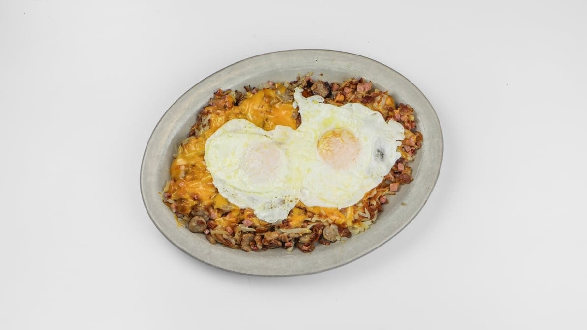 Meat Lover Hash.