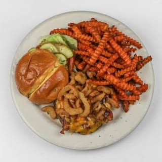 Lena's Bacon Cheese Burger